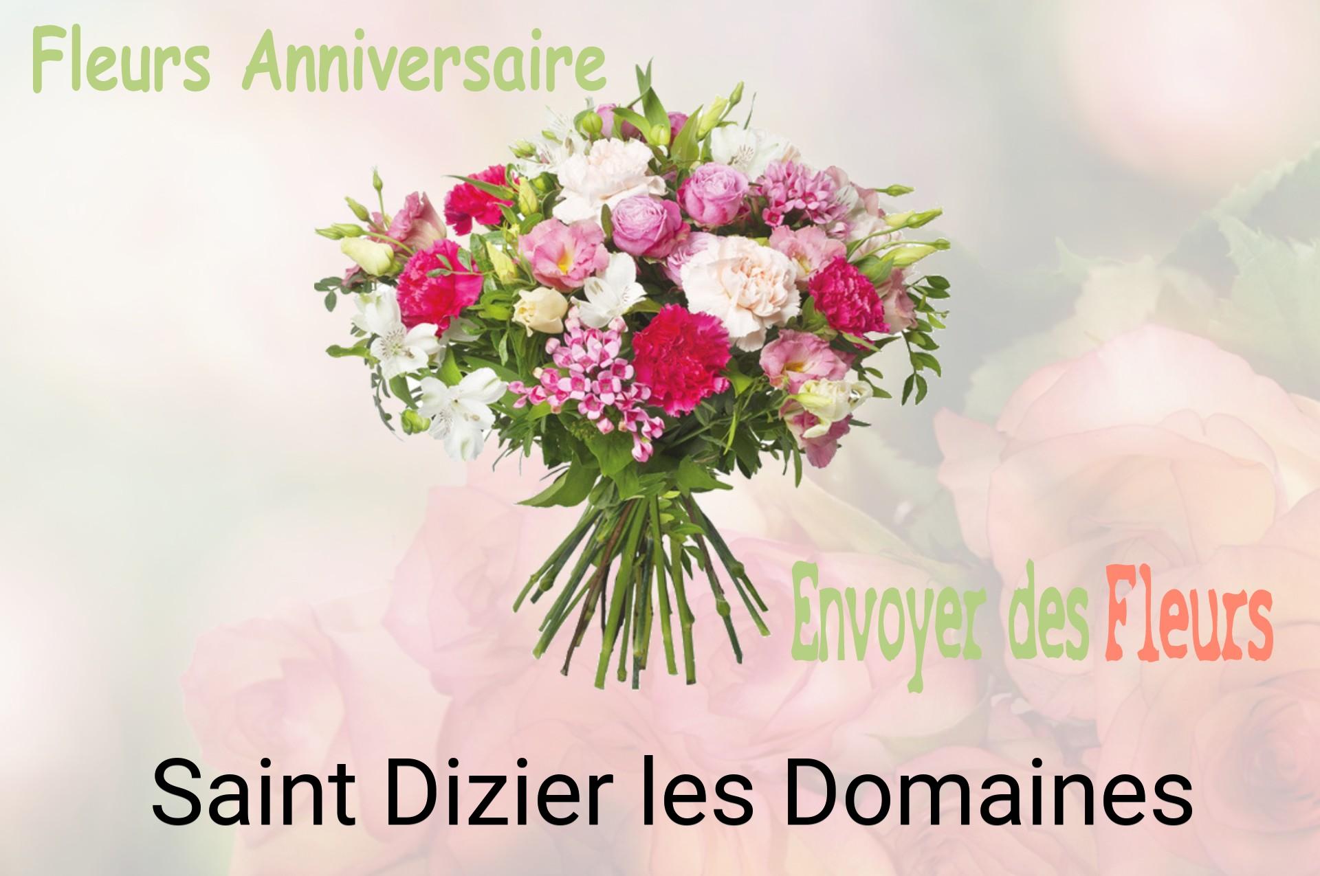 Bouquet de fleurs d’anniversaire livré à Saint-Dizier-les-Domaines